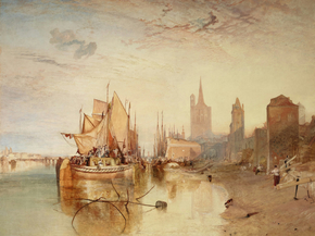 William Turner - Cologne, the Arrival of a Packet-Boat | Уильям Тёрнер