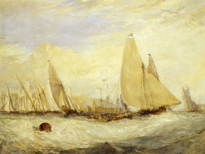 William Turner - East Cowes Castle | Уильям Тёрнер