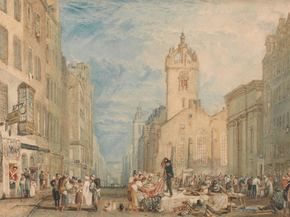 William Turner - High Street, Edinburgh | Уильям Тёрнер