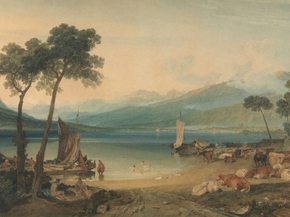 William Turner - Lake Geneva and Mount Blanc | Уильям Тёрнер