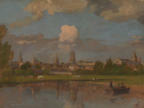 William Turner - Oxford from the River | Уильям Тернер