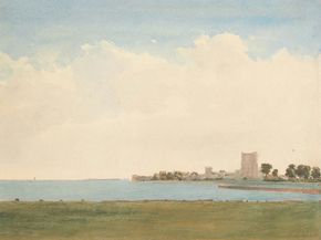 William Turner - Porchester Castle. A View from Porchester | Уильям Тернер