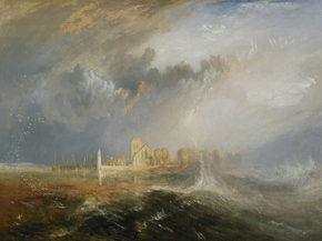 William Turner - Quillebeuf, Mouth of the Seine | Уильям Тёрнер