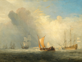 William Turner - Rotterdam Ferry-Boat | Уильям Тёрнер