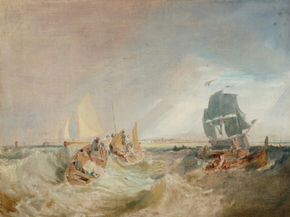 William Turner - Shipping at the Mouth of the Thames | Уильям Тёрнер