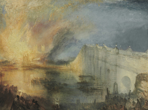 William Turner - The Burning of the Houses of Lords | Уильям Тёрнер