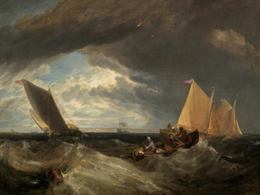 William Turner - The Junction of the Thames and the Medway | Уильям Тёрнер