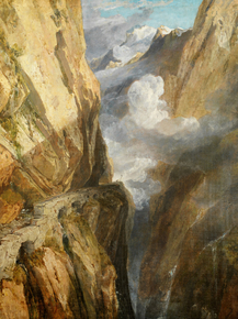 William Turner - The Pass of St Gotthard, Switzerland | Уильям Тёрнер