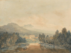 William Turner - Villa Salviati on the Arno | Уильям Тёрнер