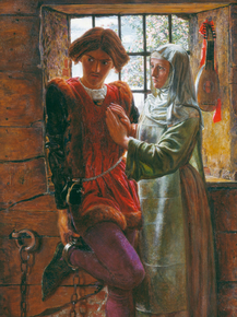 William Holman Hunt - Claudio and Isabella | Уильям Холман Хант