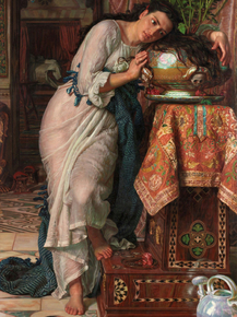 William Holman Hunt - Isabella and the Pot of Basil | Уильям Холман Хант