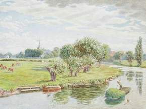 William Holman Hunt - Stratford on Avon | Уильям Холман Хант