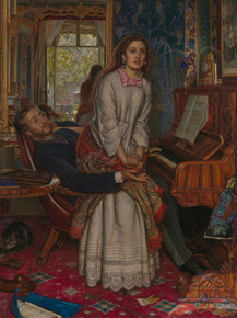 William Holman Hunt - The Awakening Conscience | Уильям Холман Хант