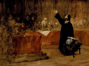 William Chase - Christopher Columbus before the Council | Уильям Чейз