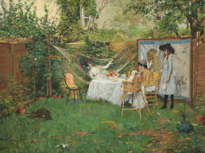 William Chase - The Open Air Breakfast | Уильям Чейз
