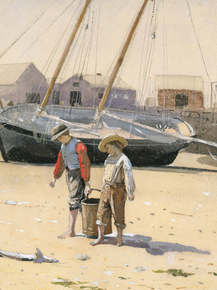 Winslow Homer - A Basket of Clams | Уинслоу Хомер