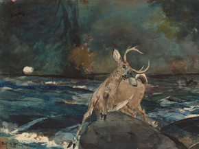 Winslow Homer - A Good Shot, Adirondacks | Уинслоу Хомер Winslow Homer - A Good Shot, Adirondacks | Уинслоу Хомер