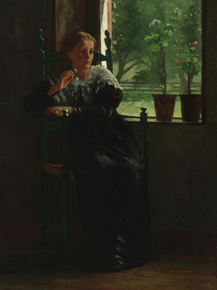 Winslow Homer - At the Window | Уинслоу Хомер