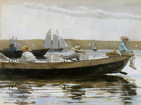 Winslow Homer - Boys in a Dory | Уинслоу Хомер