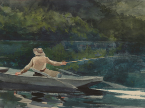Winslow Homer - Casting, Number Two | Уинслоу Хомер