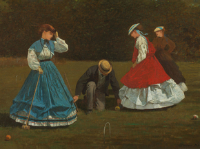 Winslow Homer - Croquet Scene | Уинслоу Хомер Winslow Homer - Croquet Scene | Уинслоу Хомер