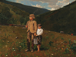 Winslow Homer - Crossing the Pasture | Уинслоу Хомер