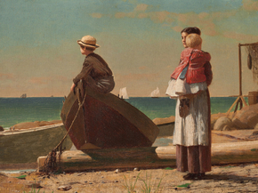 Winslow Homer - Dads Coming! | Уинслоу Хомер