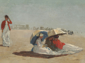 Winslow Homer - East Hampton Beach, Long Island | Уинслоу Хомер