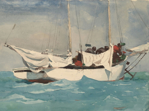 Winslow Homer - Key West, Hauling Anchor | Уинслоу Хомер