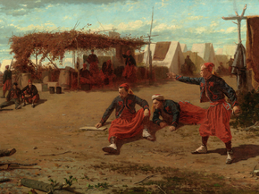 Winslow Homer - Pitching Quoits | Уинслоу Хомер