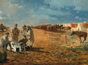 Winslow Homer - Rainy Day in Camp | Уинслоу Хомер Winslow Homer - Rainy Day in Camp | Уинслоу Хомер