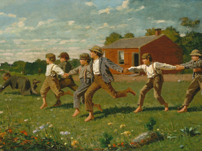 Winslow Homer - Snap the Whip | Уинслоу Хомер