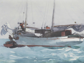 Winslow Homer - Taking on Wet Provisions | Уинслоу Хомер Winslow Homer - Taking on Wet Provisions | Уинслоу Хомер