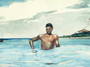 Winslow Homer - The Bather | Уинслоу Хомер Winslow Homer - The Bather | Уинслоу Хомер
