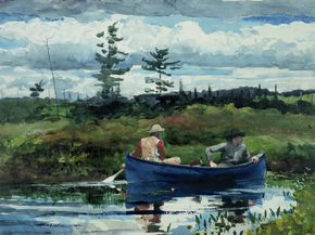 Winslow Homer - The Blue Boat | Уинслоу Хомер