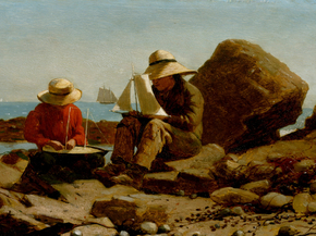 Winslow Homer - The Boat Builders | Уинслоу Хомер