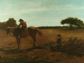 Winslow Homer - The Brush Harrow | Уинслоу Хомер