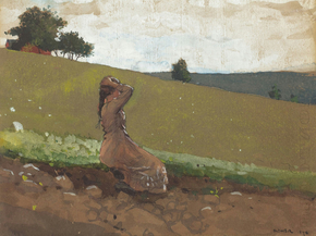 Winslow Homer - The Green Hill | Уинслоу Хомер