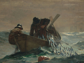 Winslow Homer - The Herring Net | Уинслоу Хомер