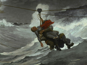 Winslow Homer - The Life Line | Уинслоу Хомер Winslow Homer - The Life Line | Уинслоу Хомер