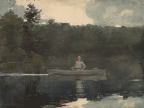 Winslow Homer - The Lone Fisherman | Уинслоу Хомер
