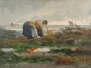 Winslow Homer - The Mussel Gatherers | Уинслоу Хомер