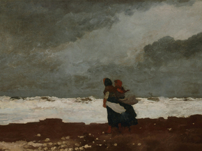 Winslow Homer - Two Figures by the Sea | Уинслоу Хомер