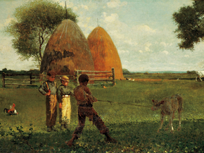 Winslow Homer - Weaning the Calf | Уинслоу Хомер Winslow Homer - Weaning the Calf | Уинслоу Хомер