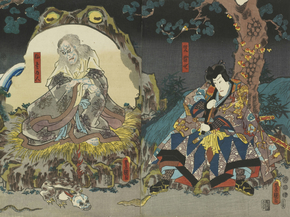 Утагава Кунисада - Scene from Kabuki plays