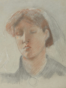 Ford Madox Brown - The Artists Wife Emma | Форд Мэдокс Браун