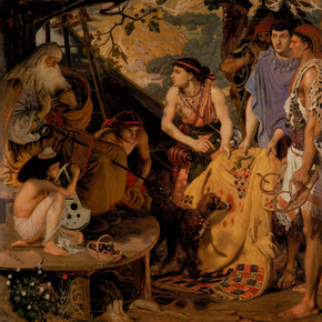 Ford Madox Brown - The Coat of Many Colours | Форд Мэдокс Браун