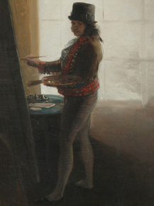 Francisco Goya - Autorretrato ante el caballete | Франсиско Гойя