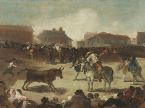 Francisco Goya - Corrida de toros en un pueblo | Франсиско Гойя