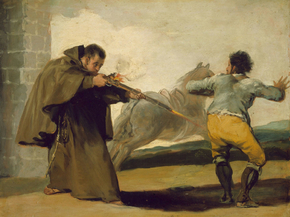 Francisco Goya - Friar Pedro Shoots El Maragato | Франсиско Гойя